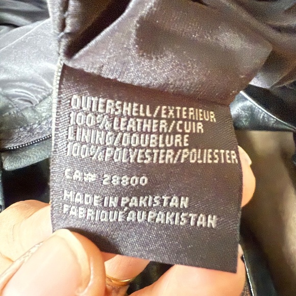 BLACK Leather Vintage Pants RUDSAK size XS - Picture 9 of 9